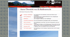 Desktop Screenshot of je-radtouren.de